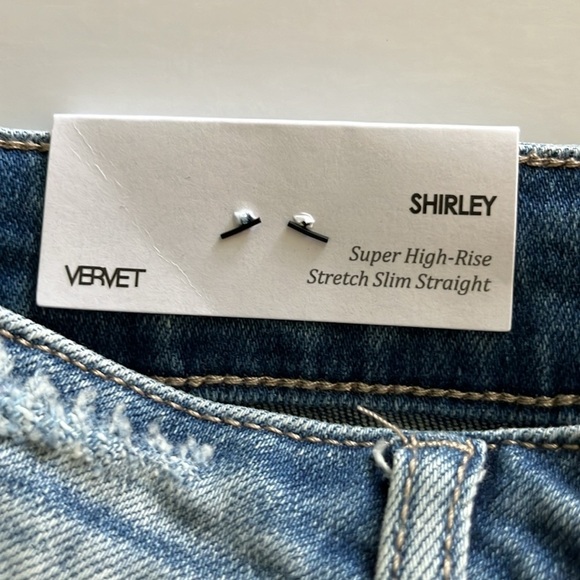 Vervet By Flying Monkey Shirley Super High Rise NWT Size 32 - Picture 10 of 16